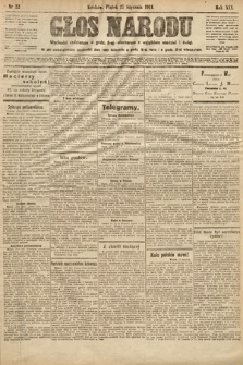 Głos Narodu. 1911, nr 22