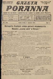 Gazeta Poranna. 1912, nr 458