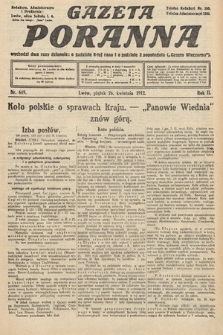 Gazeta Poranna. 1912, nr 649