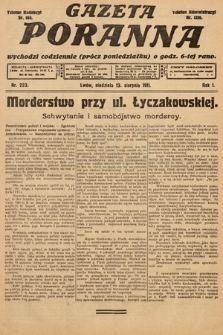 Gazeta Poranna. 1911, nr 223
