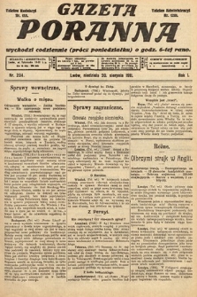 Gazeta Poranna. 1911, nr 234