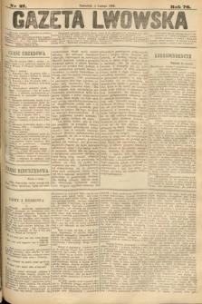 Gazeta Lwowska. 1886, nr 27