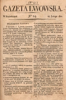 Gazeta Lwowska. 1820, nr 24