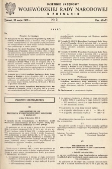 Dziennik Urzędowy Wojewódzkiej Rady Narodowej w Poznaniu. 1963, nr 8