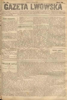 Gazeta Lwowska. 1886, nr 37