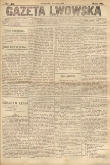 Gazeta Lwowska. 1886, nr 42