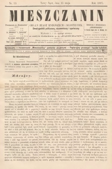 Mieszczanin : organ miast mniejszych i miasteczek : dwutygodnik polityczny, ekonomiczny i społeczny. 1897, nr 10
