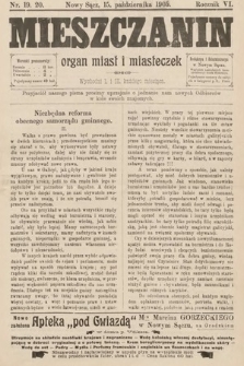 Mieszczanin : organ miast i miasteczek. 1905, nr 19-20