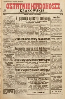 Ostatnie Wiadomości Krakowskie : gazeta popołudniowa dla wszystkich. 1932, nr 10