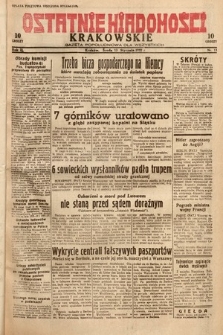 Ostatnie Wiadomości Krakowskie : gazeta popołudniowa dla wszystkich. 1932, nr 13