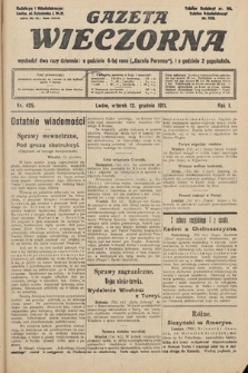 Gazeta Wieczorna. 1911, nr 425