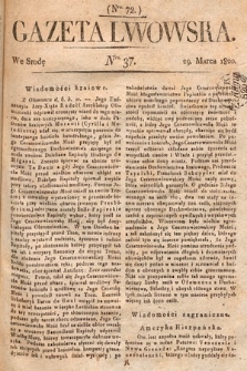 Gazeta Lwowska. 1820, nr 37