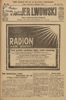 Kurjer Lwowski : organ demokratycznej inteligencji. 1926, nr 178