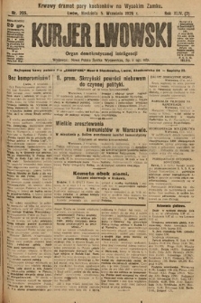 Kurjer Lwowski : organ demokratycznej inteligencji. 1926, nr 205