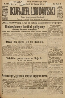 Kurjer Lwowski : organ demokratycznej inteligencji. 1926, nr 222