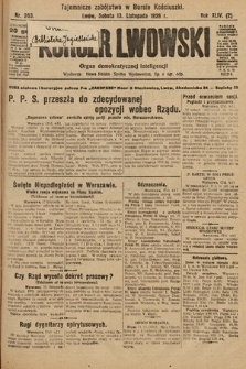 Kurjer Lwowski : organ demokratycznej inteligencji. 1926, nr 263