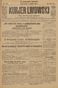 Kurjer Lwowski : organ demokratycznej inteligencji. 1926, nr 278