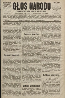 Głos Narodu : dziennik polityczny, założony w roku 1893 przez Józefa Rogosza (wydanie poranne). 1902, nr 12