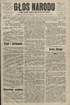Głos Narodu : dziennik polityczny, założony w roku 1893 przez Józefa Rogosza (wydanie poranne). 1902, nr 28