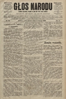 Głos Narodu : dziennik polityczny, założony w roku 1893 przez Józefa Rogosza (wydanie poranne). 1902, nr 39