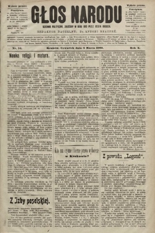 Głos Narodu : dziennik polityczny, założony w roku 1893 przez Józefa Rogosza (wydanie poranne). 1902, nr 54