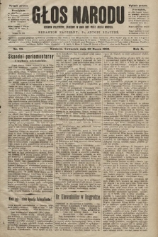 Głos Narodu : dziennik polityczny, założony w roku 1893 przez Józefa Rogosza (wydanie poranne). 1902, nr 66