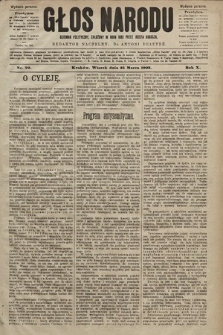 Głos Narodu : dziennik polityczny, założony w roku 1893 przez Józefa Rogosza (wydanie poranne). 1902, nr 70