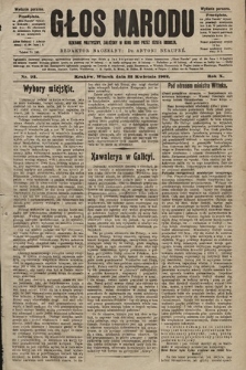 Głos Narodu : dziennik polityczny, założony w roku 1893 przez Józefa Rogosza (wydanie poranne). 1902, nr 92