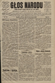 Głos Narodu : dziennik polityczny, założony w roku 1893 przez Józefa Rogosza (wydanie poranne). 1902, nr 93