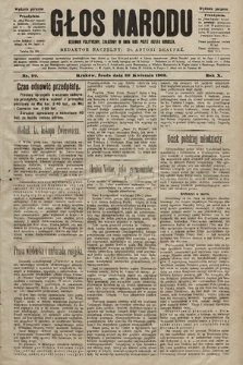 Głos Narodu : dziennik polityczny, założony w roku 1893 przez Józefa Rogosza (wydanie poranne). 1902, nr 99