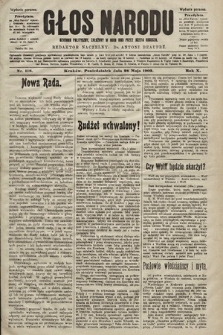 Głos Narodu : dziennik polityczny, założony w roku 1893 przez Józefa Rogosza (wydanie poranne). 1902, nr 118
