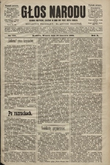 Głos Narodu : dziennik polityczny, założony w roku 1893 przez Józefa Rogosza (wydanie poranne). 1902, nr 130