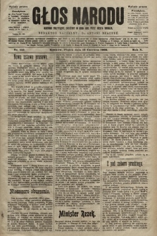 Głos Narodu : dziennik polityczny, założony w roku 1893 przez Józefa Rogosza (wydanie poranne). 1902, nr 133