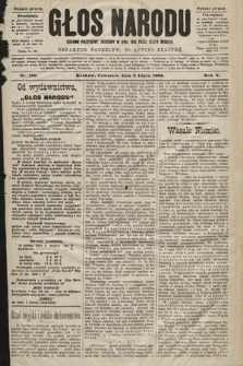 Głos Narodu : dziennik polityczny, założony w roku 1893 przez Józefa Rogosza (wydanie poranne). 1902, nr 150