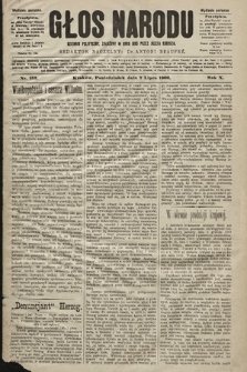 Głos Narodu : dziennik polityczny, założony w roku 1893 przez Józefa Rogosza (wydanie poranne). 1902, nr 153
