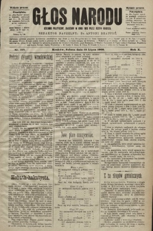 Głos Narodu : dziennik polityczny, założony w roku 1893 przez Józefa Rogosza (wydanie poranne). 1902, nr 158