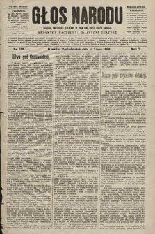 Głos Narodu : dziennik polityczny, założony w roku 1893 przez Józefa Rogosza (wydanie poranne). 1902, nr 159