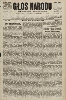 Głos Narodu : dziennik polityczny, założony w roku 1893 przez Józefa Rogosza (wydanie poranne). 1902, nr 161