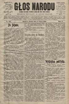 Głos Narodu : dziennik polityczny, założony w roku 1893 przez Józefa Rogosza (wydanie poranne). 1902, nr 164