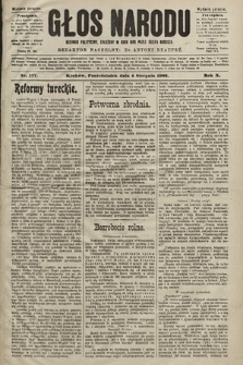 Głos Narodu : dziennik polityczny, założony w roku 1893 przez Józefa Rogosza (wydanie poranne). 1902, nr 177