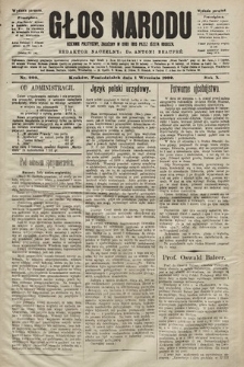 Głos Narodu : dziennik polityczny, założony w roku 1893 przez Józefa Rogosza (wydanie poranne). 1902, nr 200