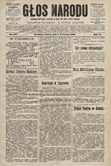 Głos Narodu : dziennik polityczny, założony w roku 1893 przez Józefa Rogosza (wydanie poranne). 1902, nr 204
