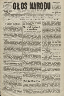 Głos Narodu : dziennik polityczny, założony w roku 1893 przez Józefa Rogosza (wydanie poranne). 1902, nr 207