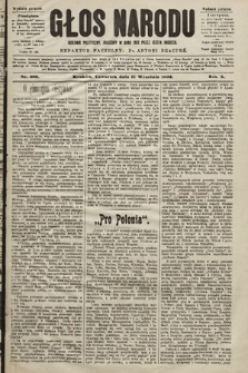 Głos Narodu : dziennik polityczny, założony w roku 1893 przez Józefa Rogosza (wydanie poranne). 1902, nr 208