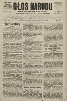 Głos Narodu : dziennik polityczny, założony w roku 1893 przez Józefa Rogosza (wydanie poranne). 1902, nr 224
