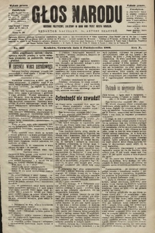 Głos Narodu : dziennik polityczny, założony w roku 1893 przez Józefa Rogosza (wydanie poranne). 1902, nr 227