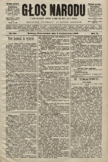 Głos Narodu : dziennik polityczny, założony w roku 1893 przez Józefa Rogosza (wydanie poranne). 1902, nr 231