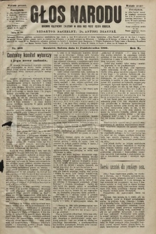 Głos Narodu : dziennik polityczny, założony w roku 1893 przez Józefa Rogosza (wydanie poranne). 1902, nr 236