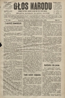 Głos Narodu : dziennik polityczny, założony w roku 1893 przez Józefa Rogosza (wydanie poranne). 1902, nr 237