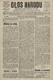 Głos Narodu : dziennik polityczny, założony w roku 1893 przez Józefa Rogosza (wydanie poranne). 1902, nr 260